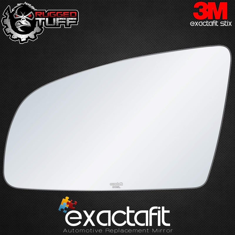 Rugged TUFF Driver Side Mirror Glass Replacement For 2002-2009 Audi A3 A4 A6 S4 S6 RS4 Quattro Left Door Mirrors exactafit 8015L - Image 3